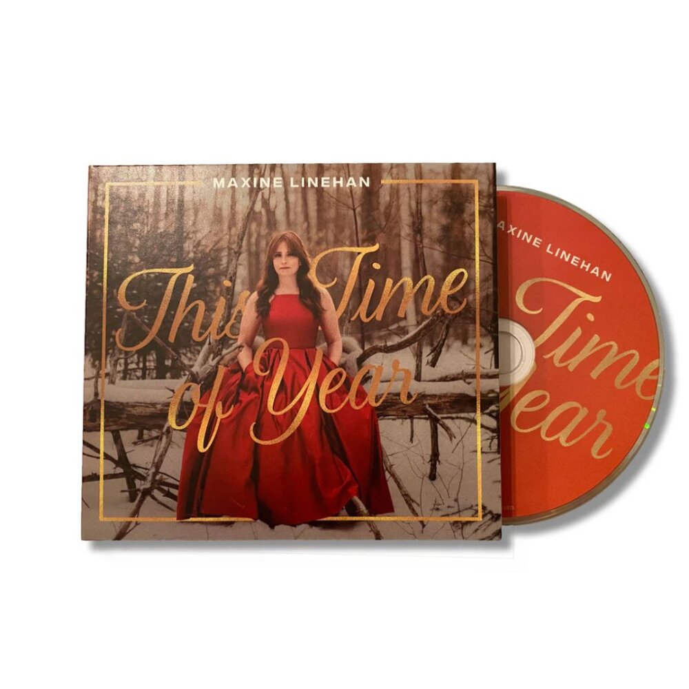 ⭐️FREE - MAXINE LINEHAN SIGNED "THIS TIME OF YEAR" HOLIDAY MUSIC PHYSICAL CD